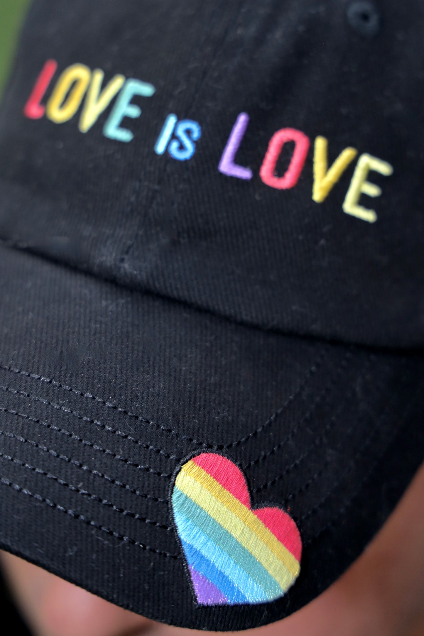 "Love is Love" Embroidered Hat
