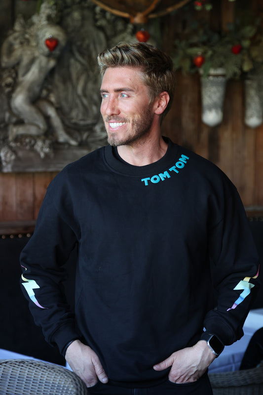 Rainbow Bolt Crewneck Sweatshirt