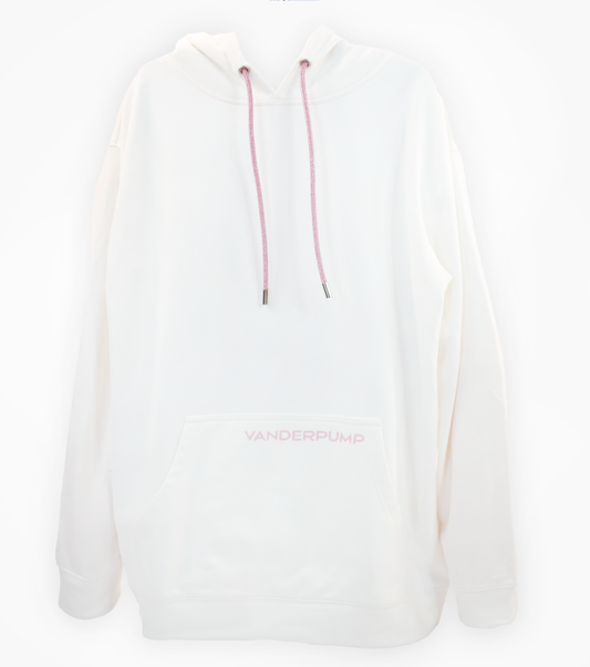 Diamonds & Rosé Hoodie with Crystal Drawstrings