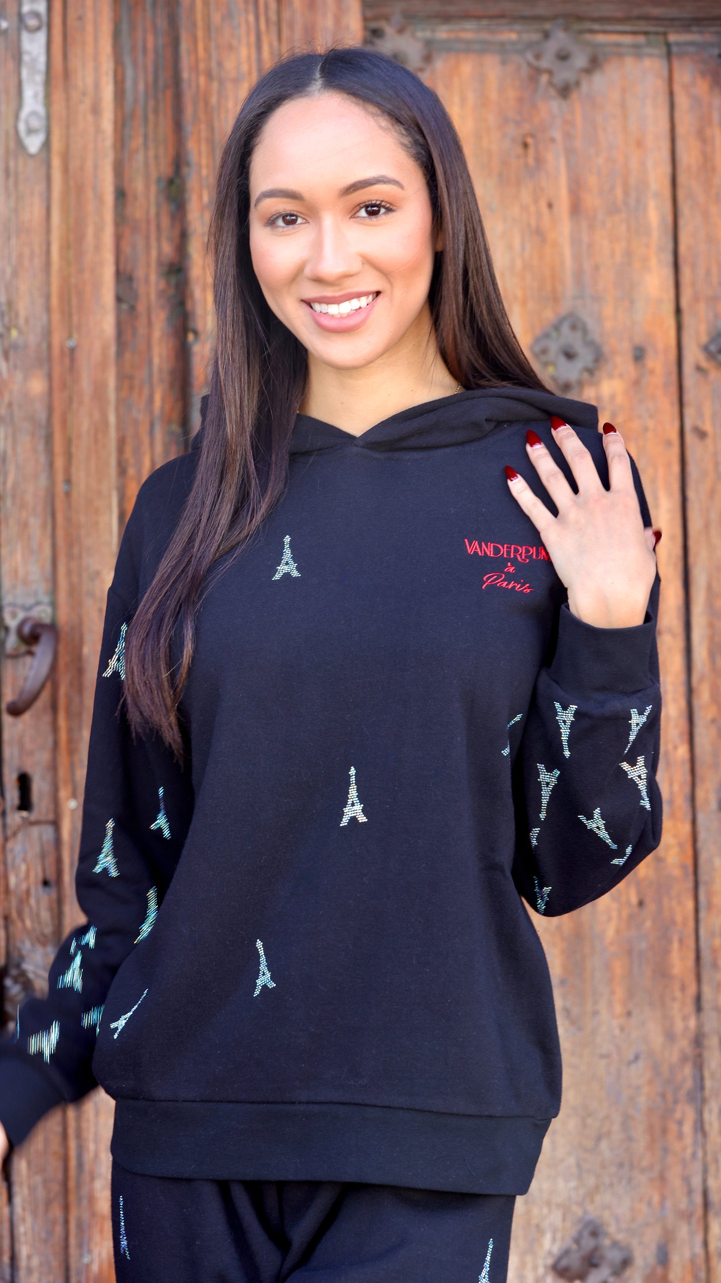 Vanderpump à Paris Eiffel Tower Crystal Hoodie