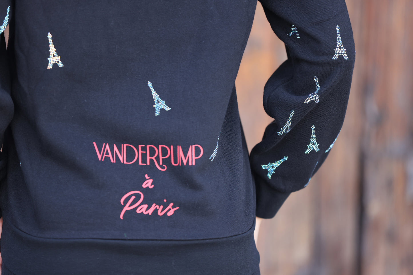 Vanderpump à Paris Eiffel Tower Crystal Hoodie