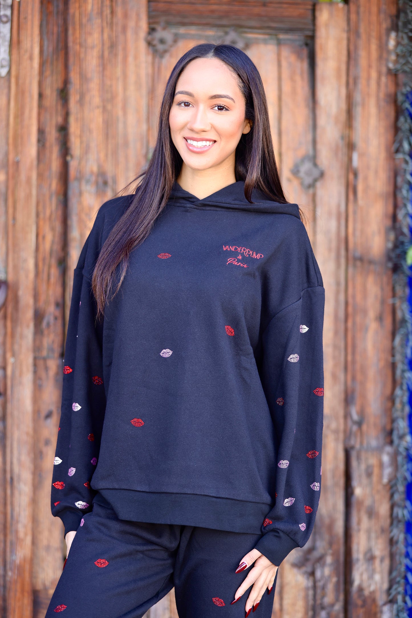 Vanderpump à Paris "Kiss Me The French Way" Crystal Hoodie