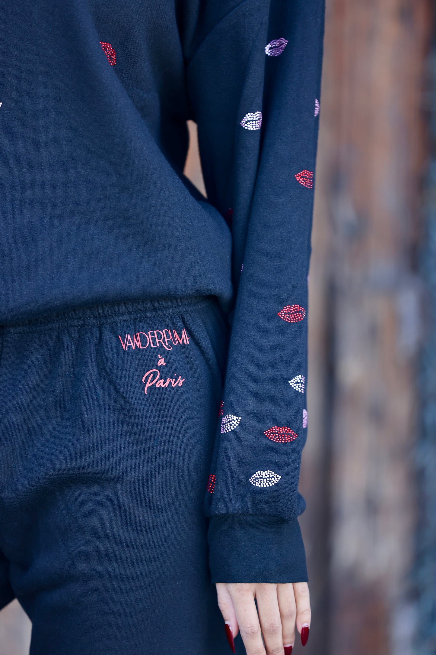 Vanderpump à Paris "Kiss Me The French Way" Crystal Hoodie