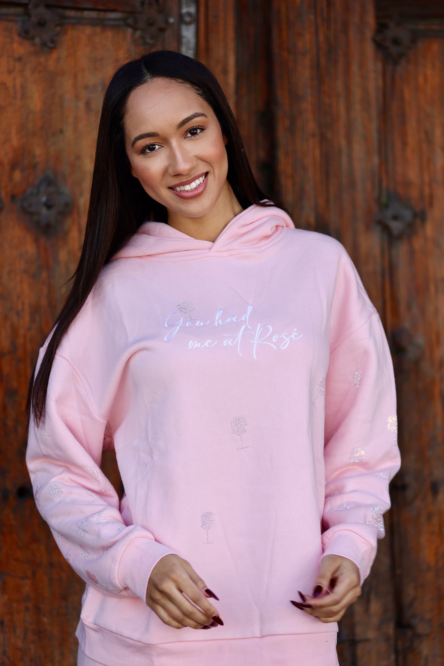 "You Had Me At Rosé" Vanderpump Crystal Hoodie