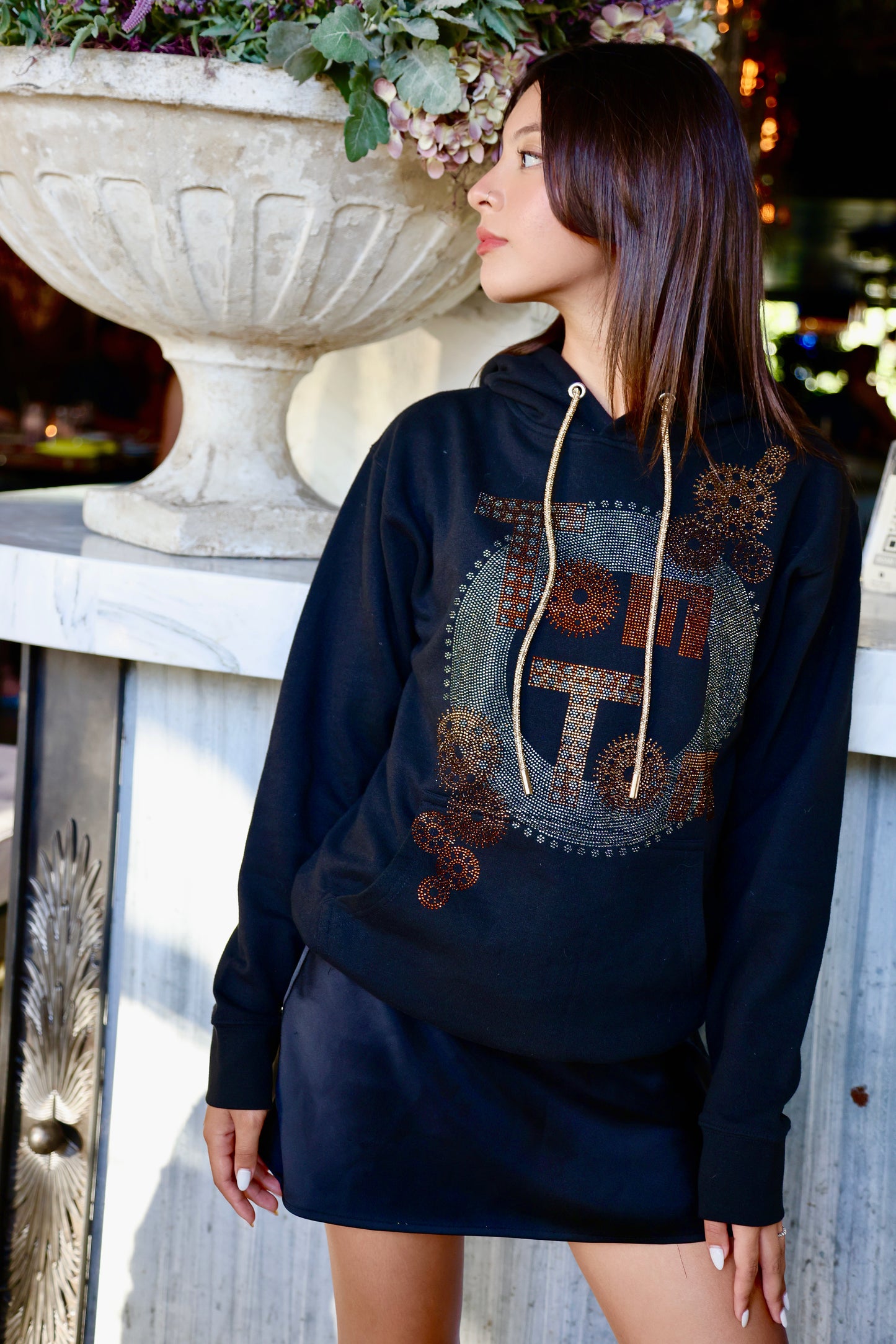 TOM TOM CRYSTAL HOODIE