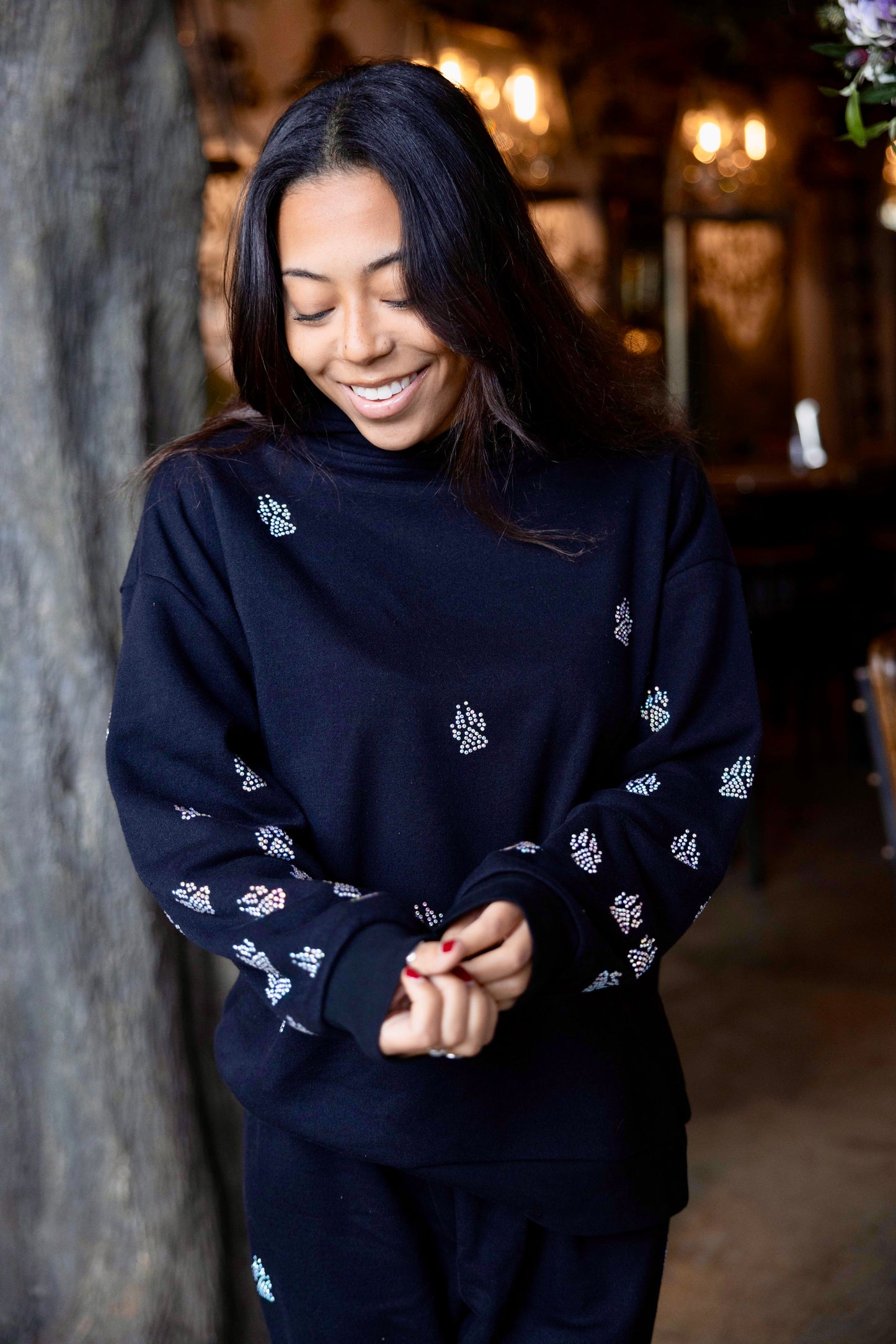 "WOLF by Vanderpump" Crystal Wolf Paw Hoodie