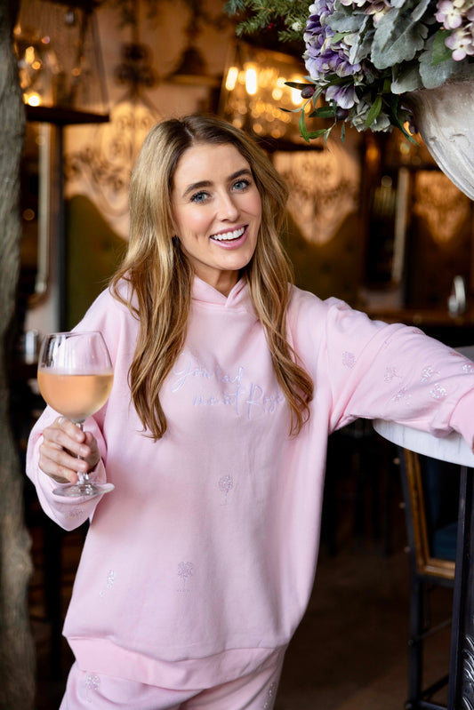 "You Had Me At Rosé" Vanderpump Crystal Hoodie