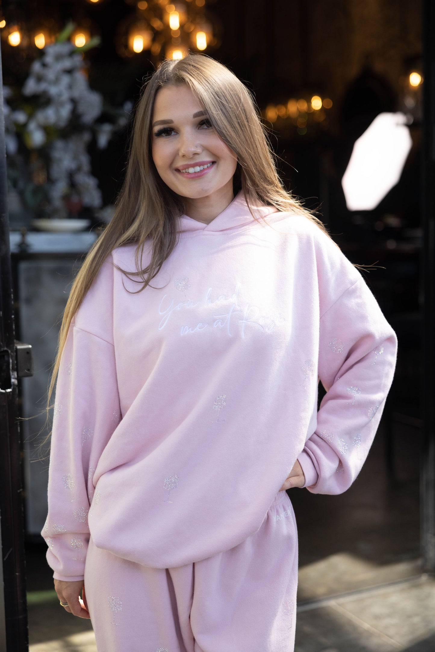 "You Had Me At Rosé" Vanderpump Crystal Hoodie