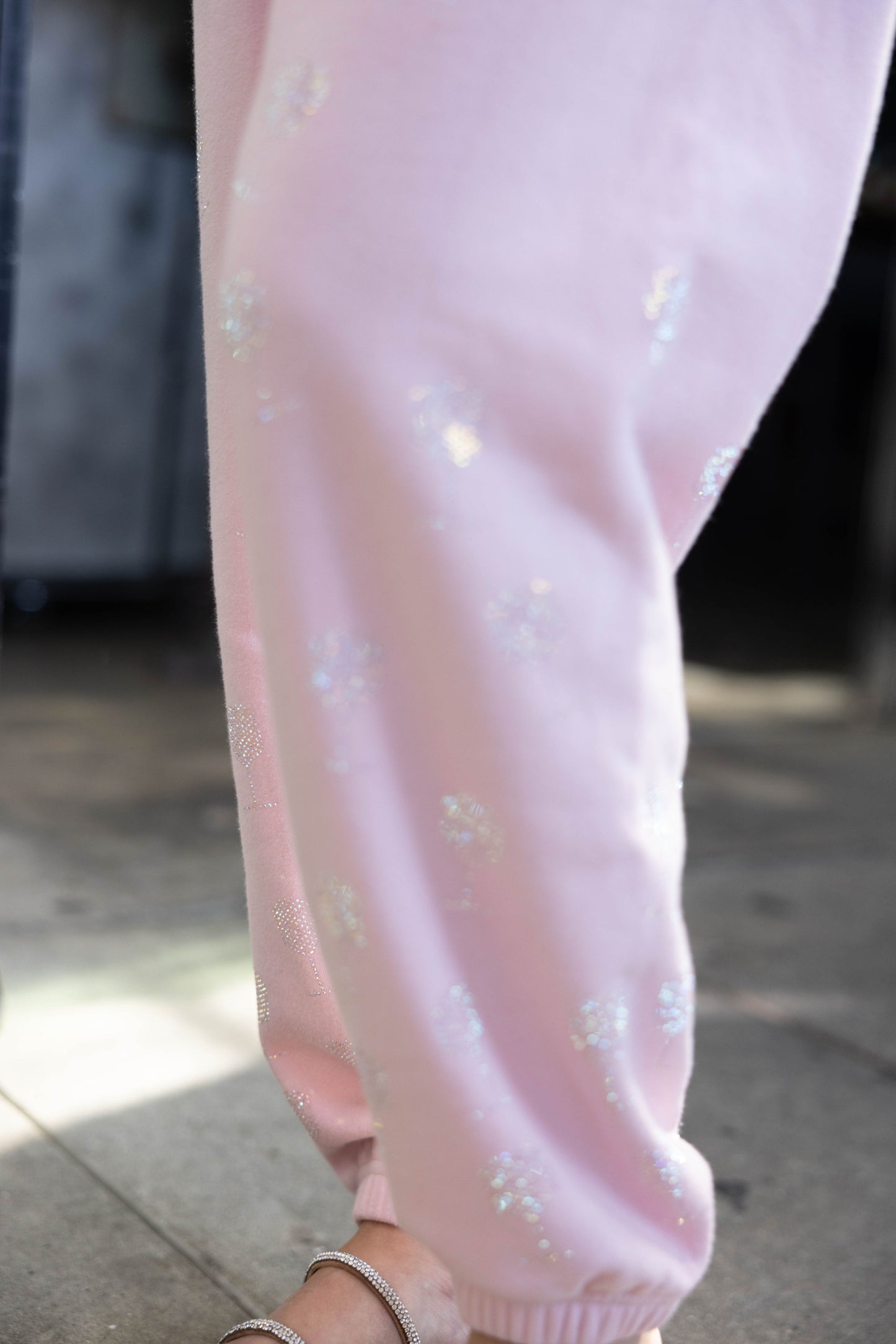 "You Had Me At Rosé" Vanderpump Crystal Sweatpants