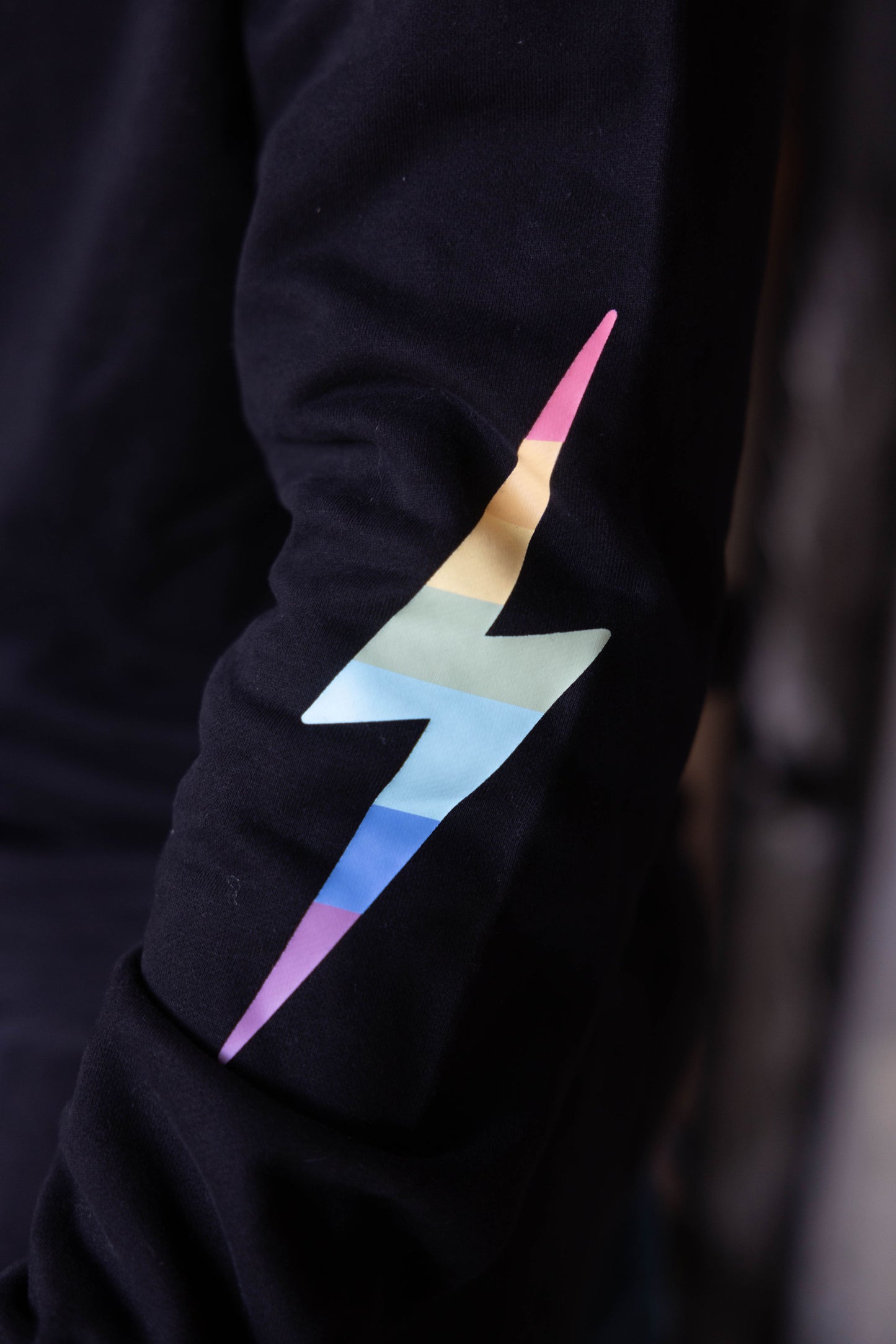 Rainbow Bolt Crewneck Sweatshirt
