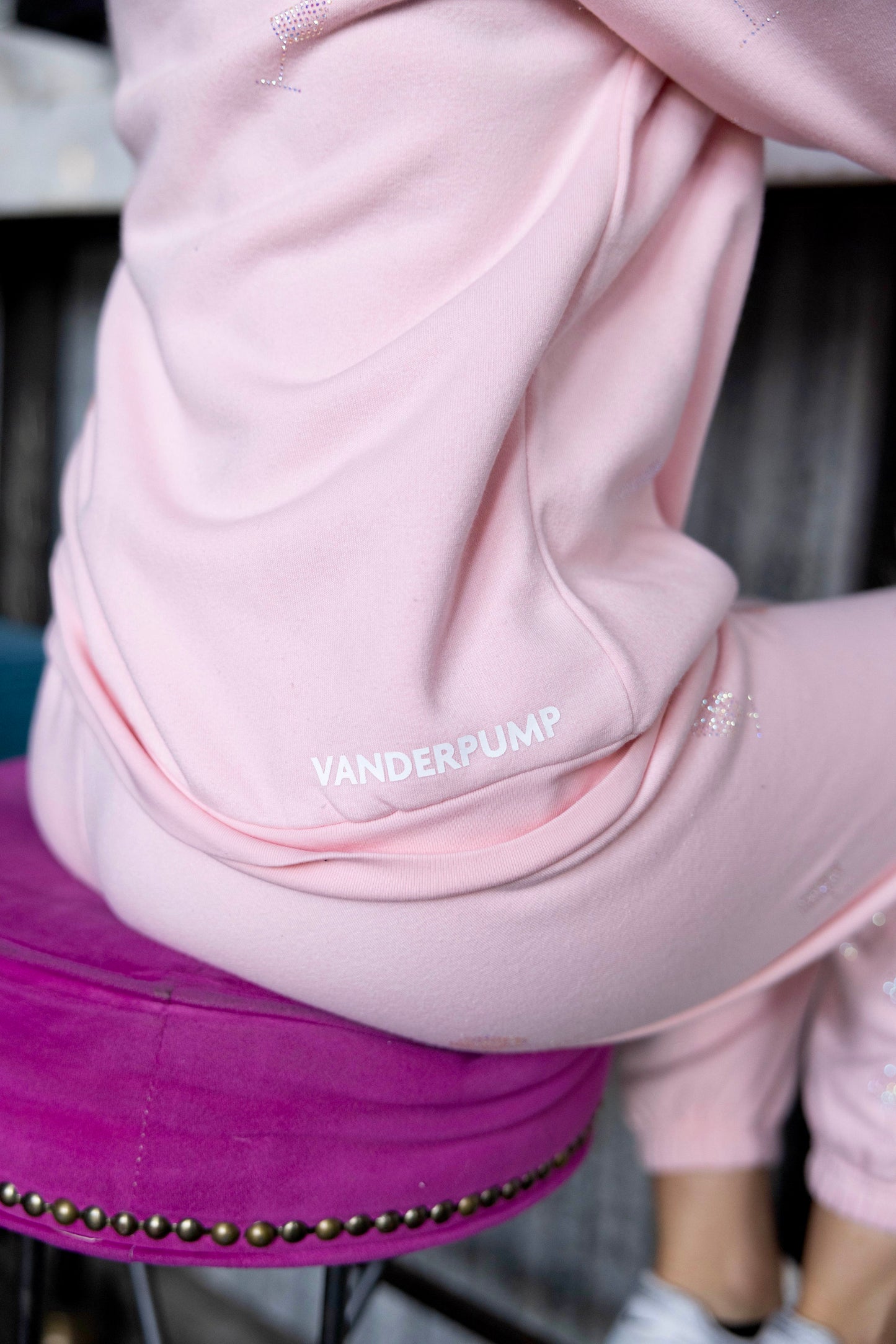 "You Had Me At Rosé" Vanderpump Crystal Sweatpants